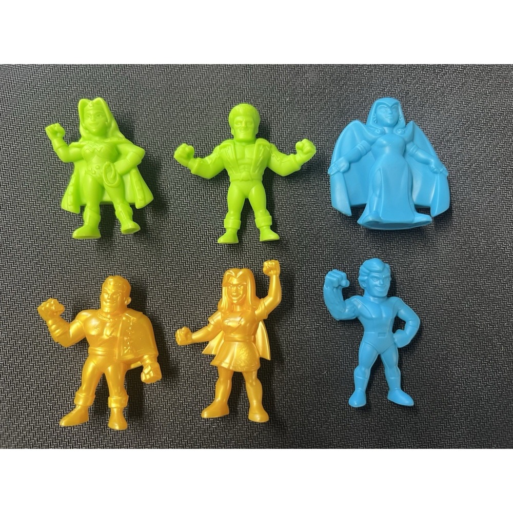 2023 Wendy's DC Superheroes Mini Figures Kids Meal Toys 2.5" Lot of‎ 6